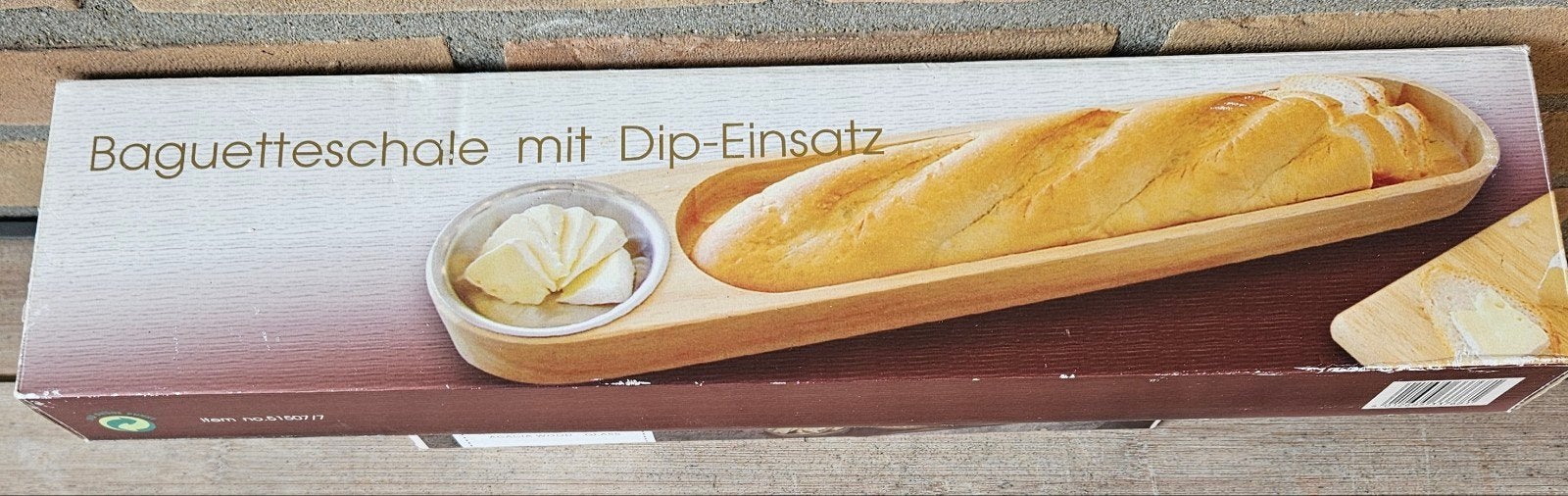 Stokbrood schaal met kom, Ophalen of Verzenden, Nieuw, Hout