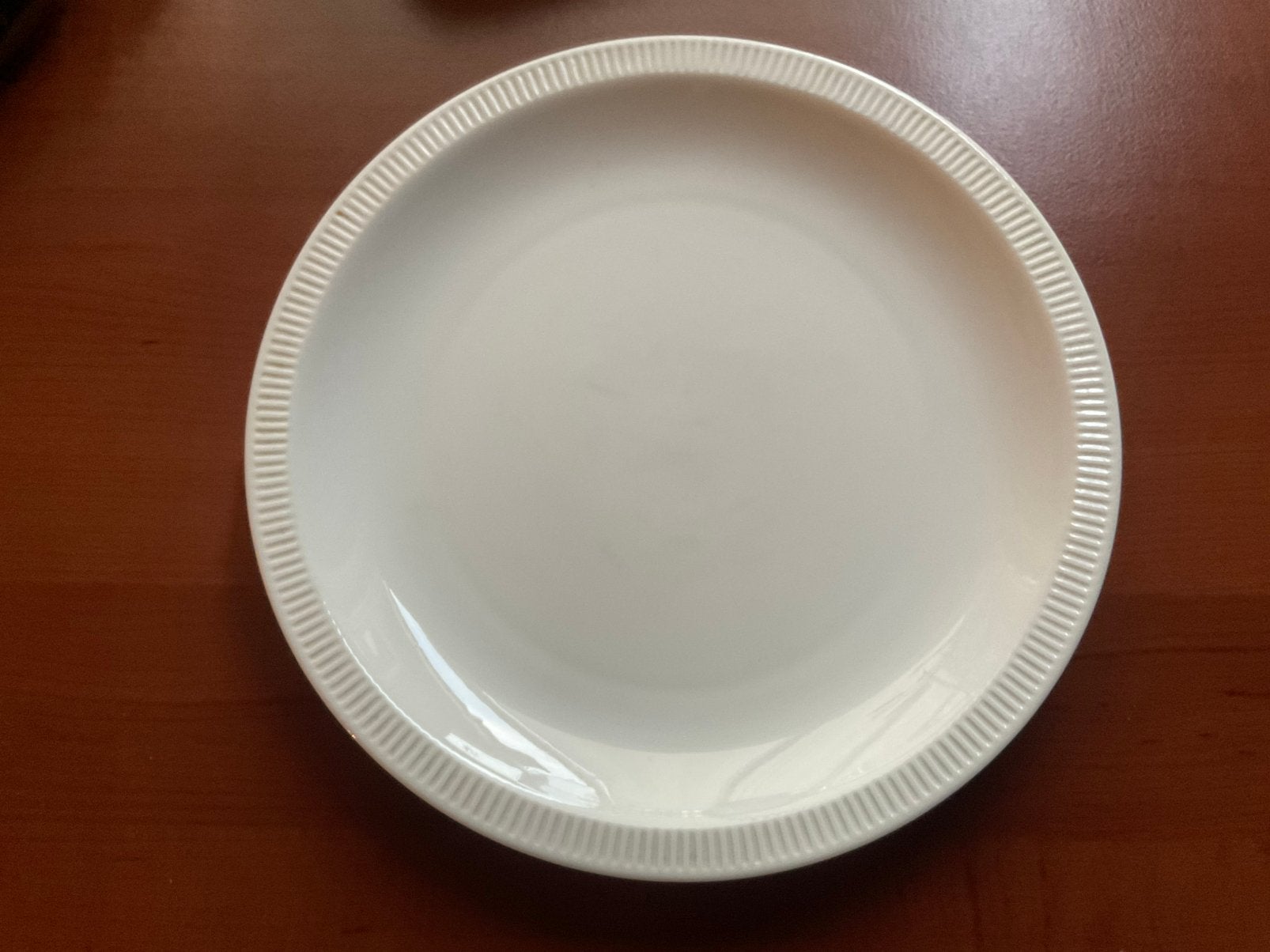 Arzberg cannelee royal porcelain ontbijtborden Wit-ribbeltje, Ophalen of Verzenden, Zo goed als nieuw, Bord(en), Overige stijlen