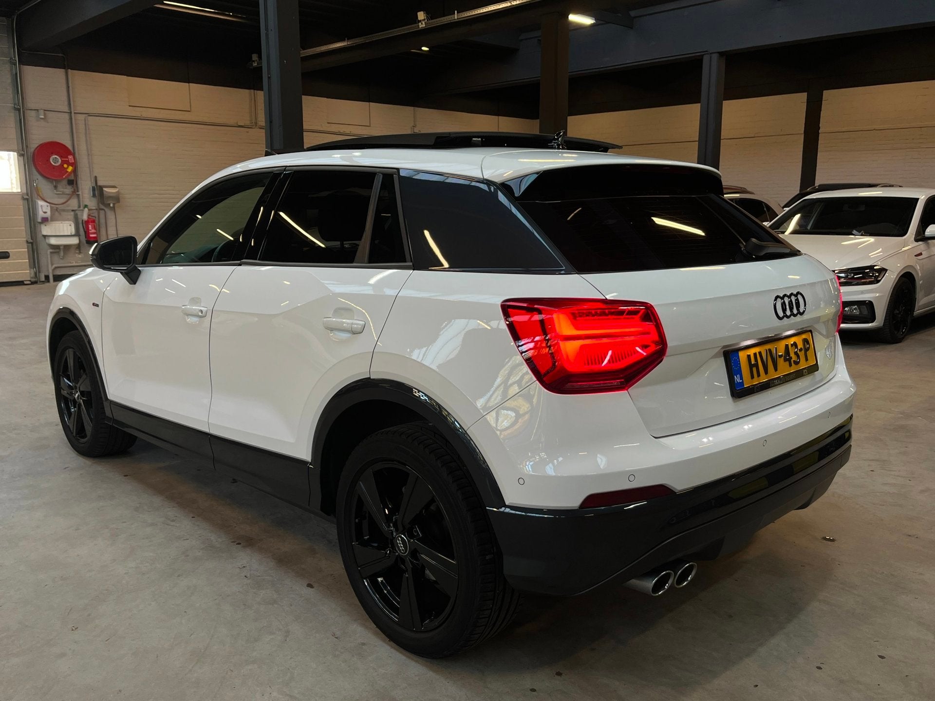 Audi Q2 35 TFSI CoD Sport S Line Edition Pano/Carplay/Acc/Au, Auto's, 4 cilinders, 150 pk, Leder en Stof, Wit