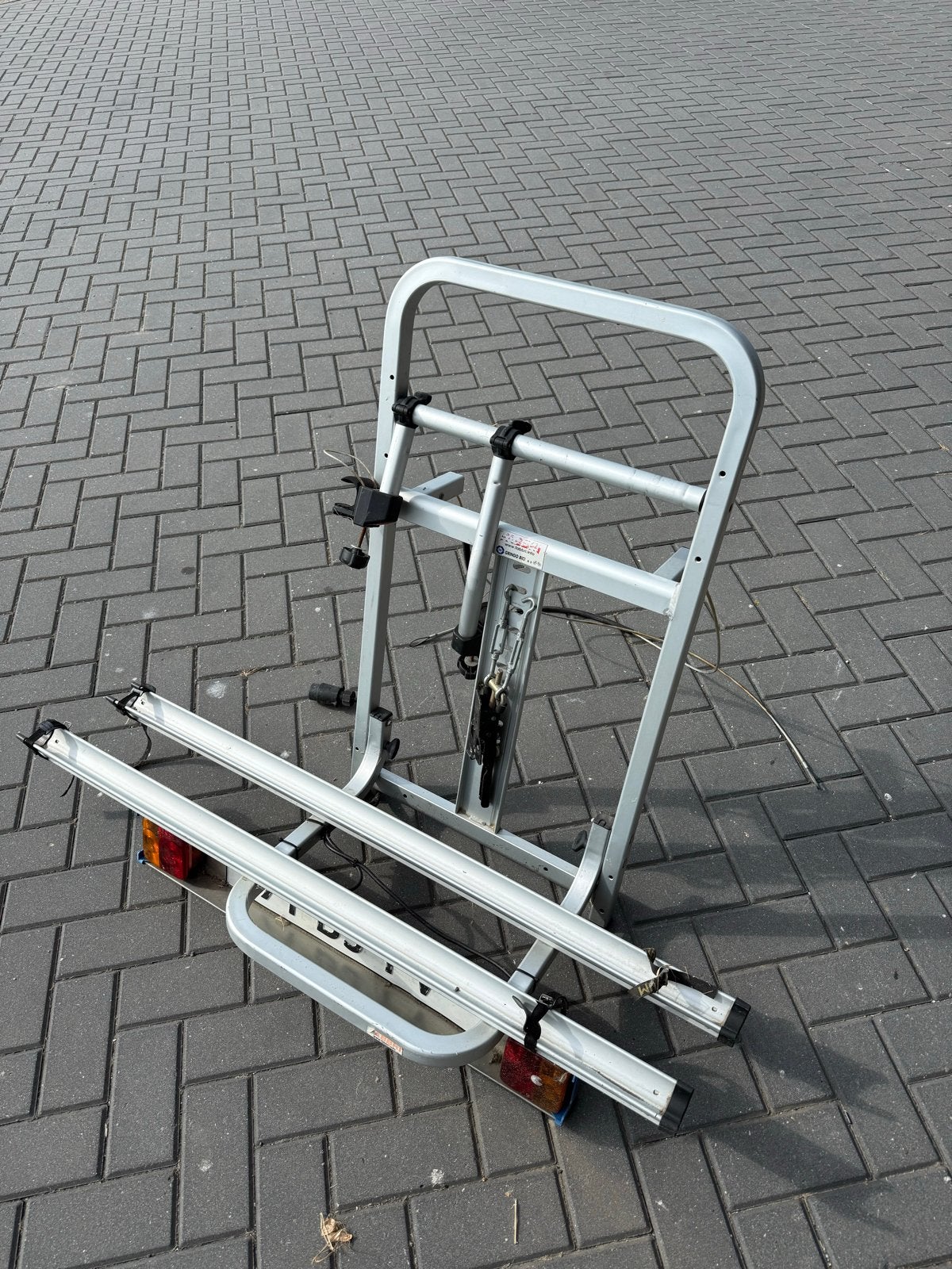 Fabbri Gringo Bici Achterklepdrager voor 2 fietsen, Gebruikt, Elektrische fiets, 2 fietsen, Achterklepdrager