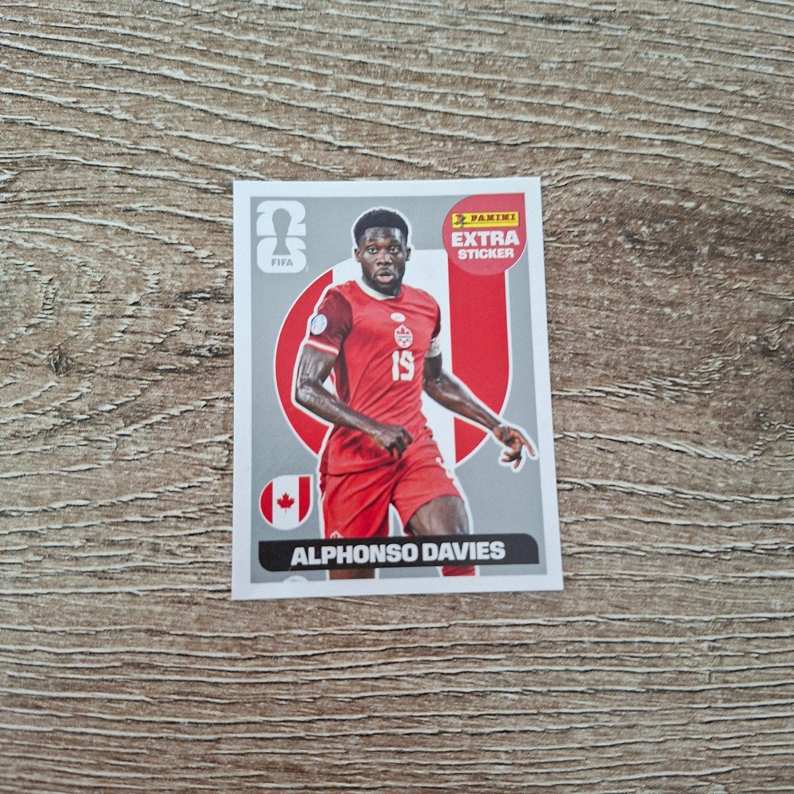 Panini FIFA World Cup 2026 Extra Sticker Alphonso Davies, Hobby en Vrije tijd, Stickers en Plaatjes, Ophalen of Verzenden, Nieuw