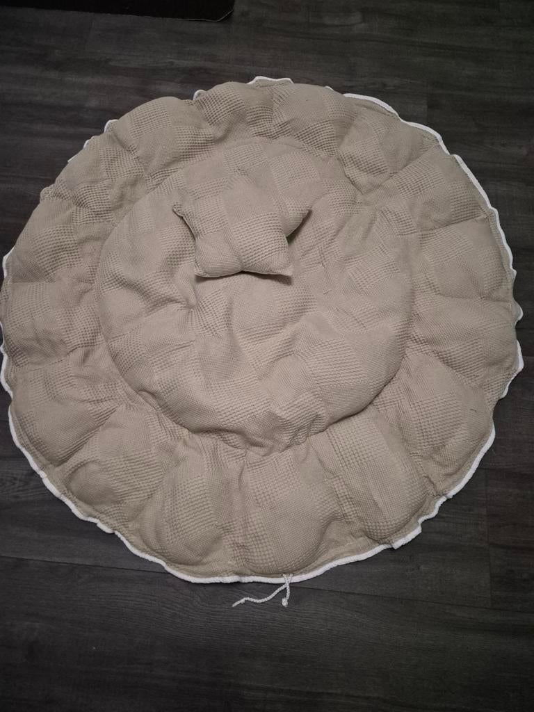 Bébélunes speelnest Waffle beige 140cm, Ophalen of Verzenden, Zo goed als nieuw, Speelkleed