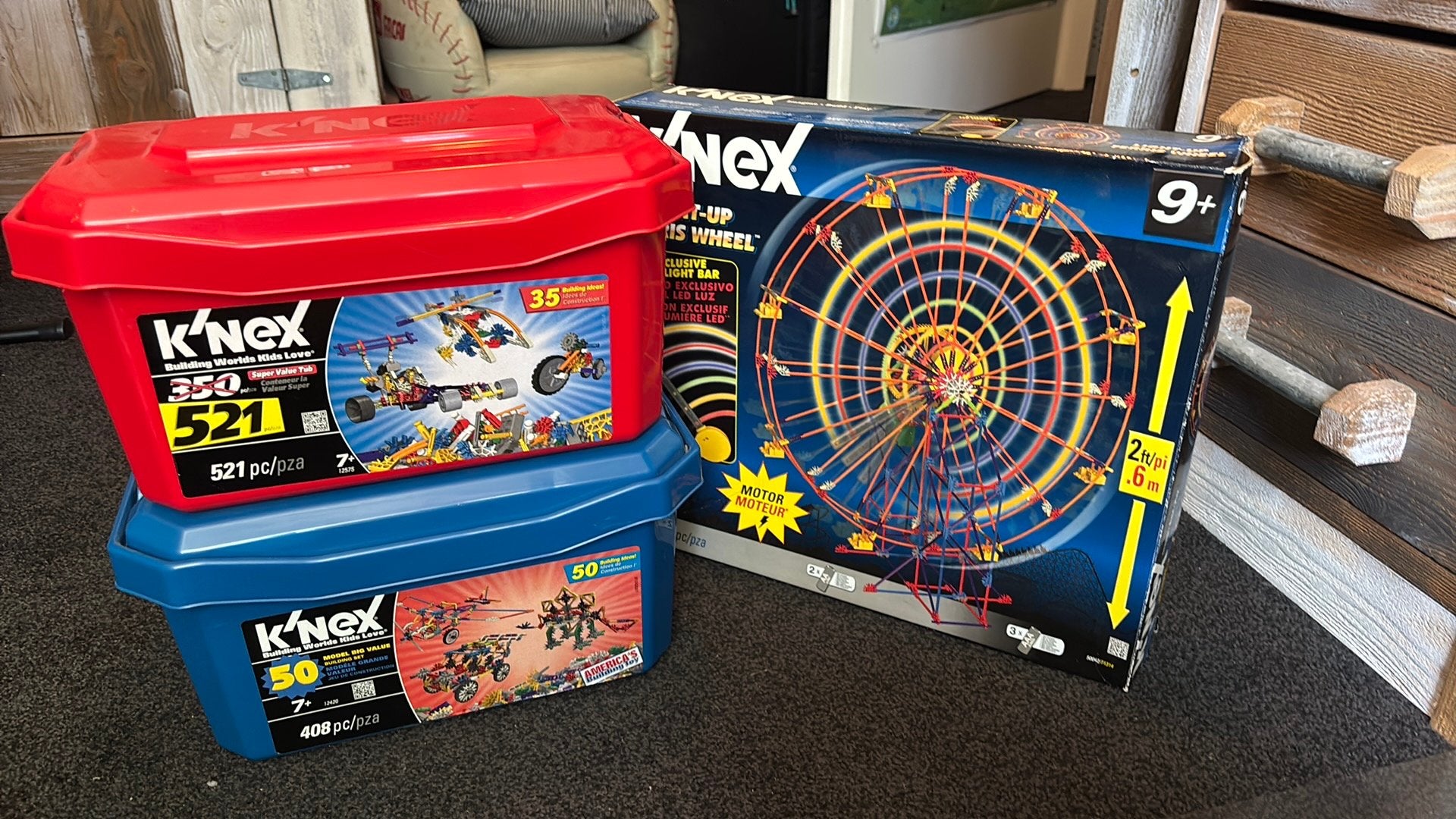 K'nex bouwdozen met boekjes voor eindeloos speelplezier, Kinderen en Baby's, Speelgoed | Bouwstenen, Verzenden, Gebruikt, K'nex