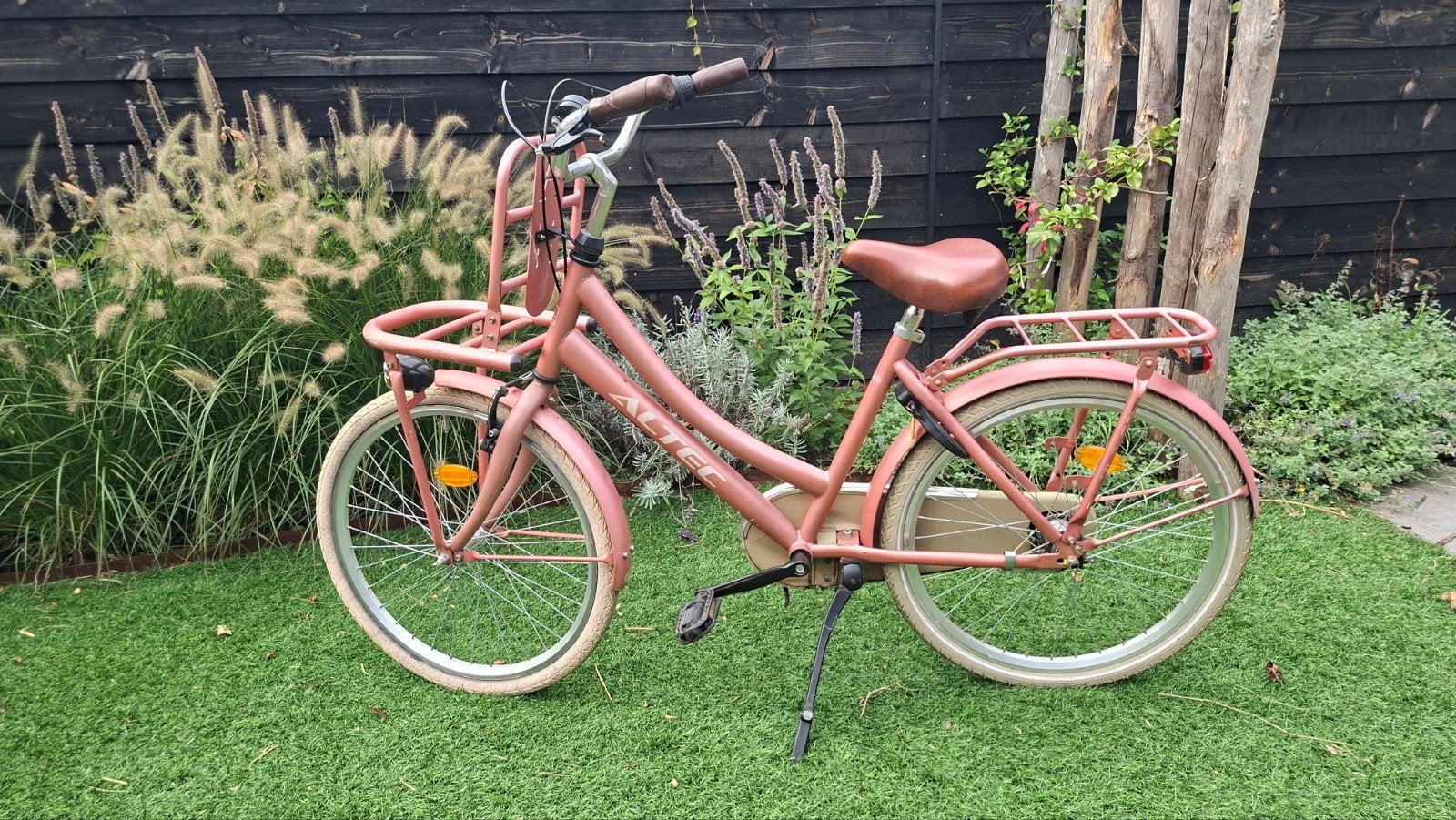 Altec fiets roze 24 inch, Terugtraprem, Gebruikt, Versnellingen, Minder dan 47 cm