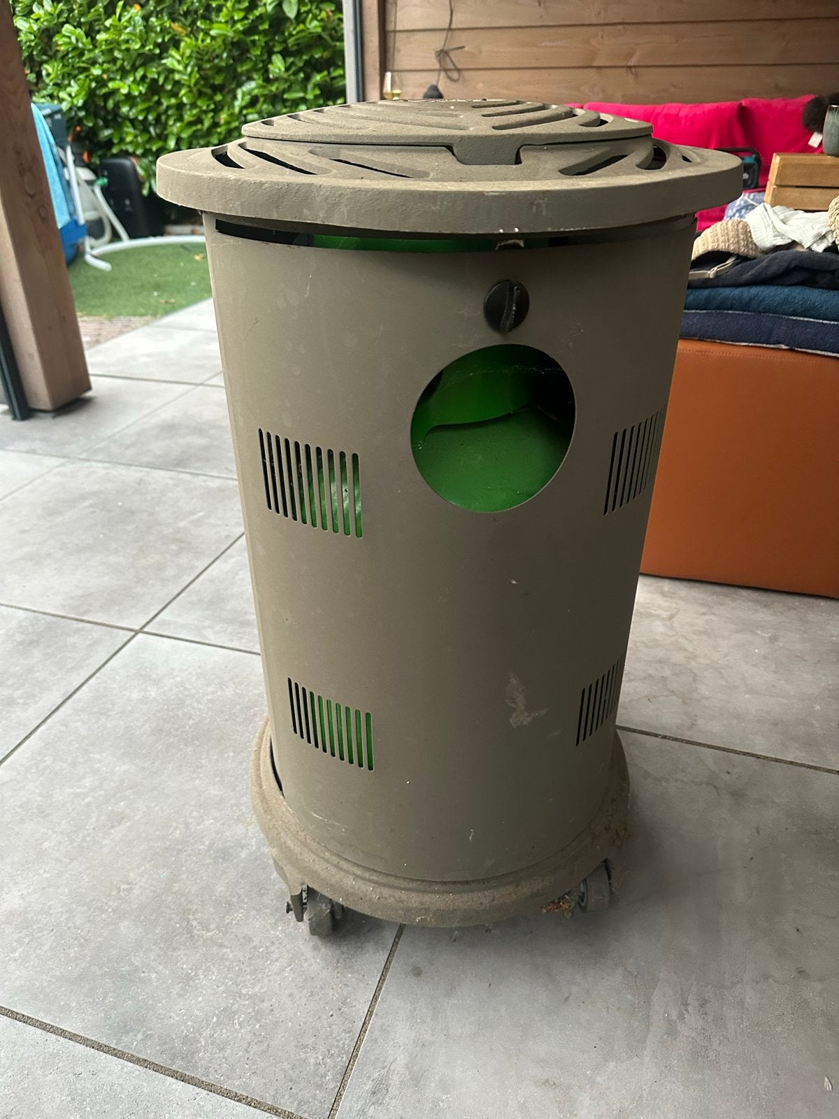 Vintage Provence Gaskachel - Vrijstaand, Ophalen, Gebruikt, Gas, Vrijstaand