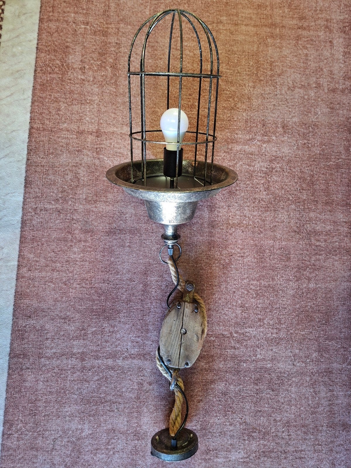 scheepslamp, Ophalen