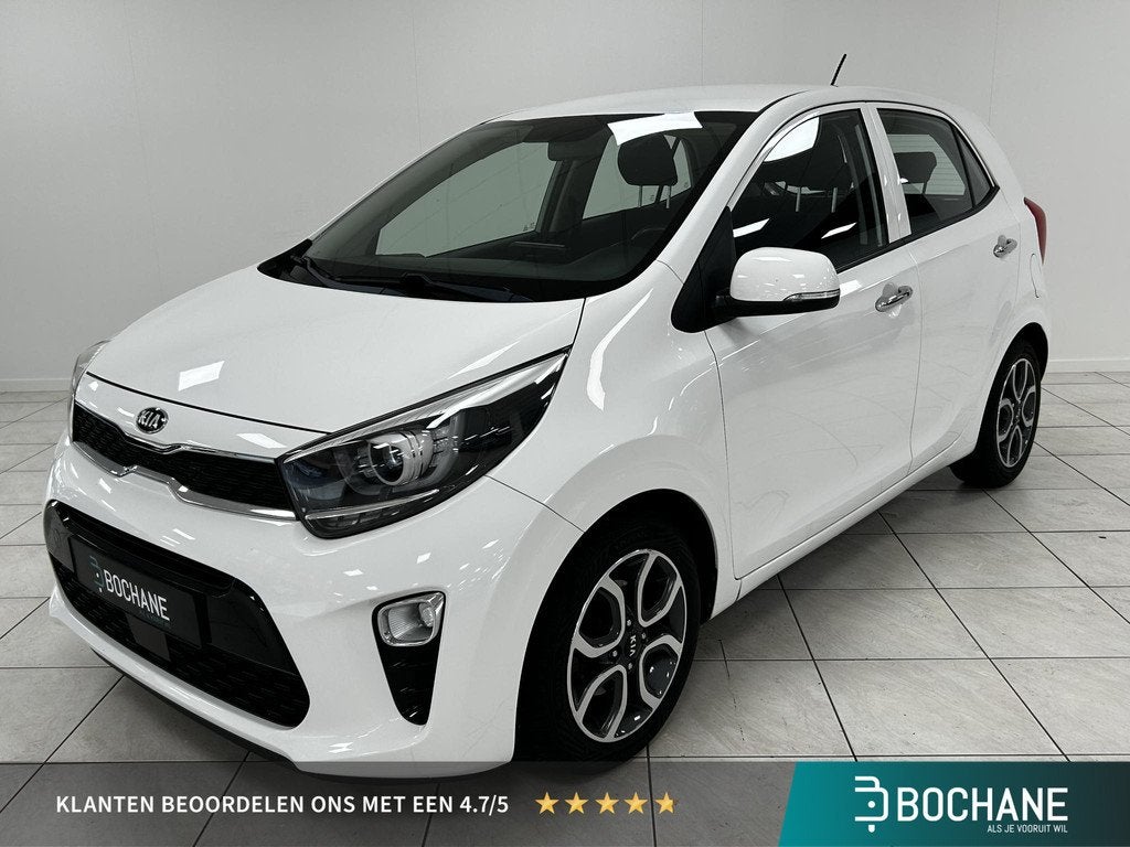 Kia Picanto 1.0 CVVT ExecutiveLine NAVIGATIE | AHTERUITRIJCA, Stof, Gebruikt, Automatische klimaatregeling, Met garantie (alle)