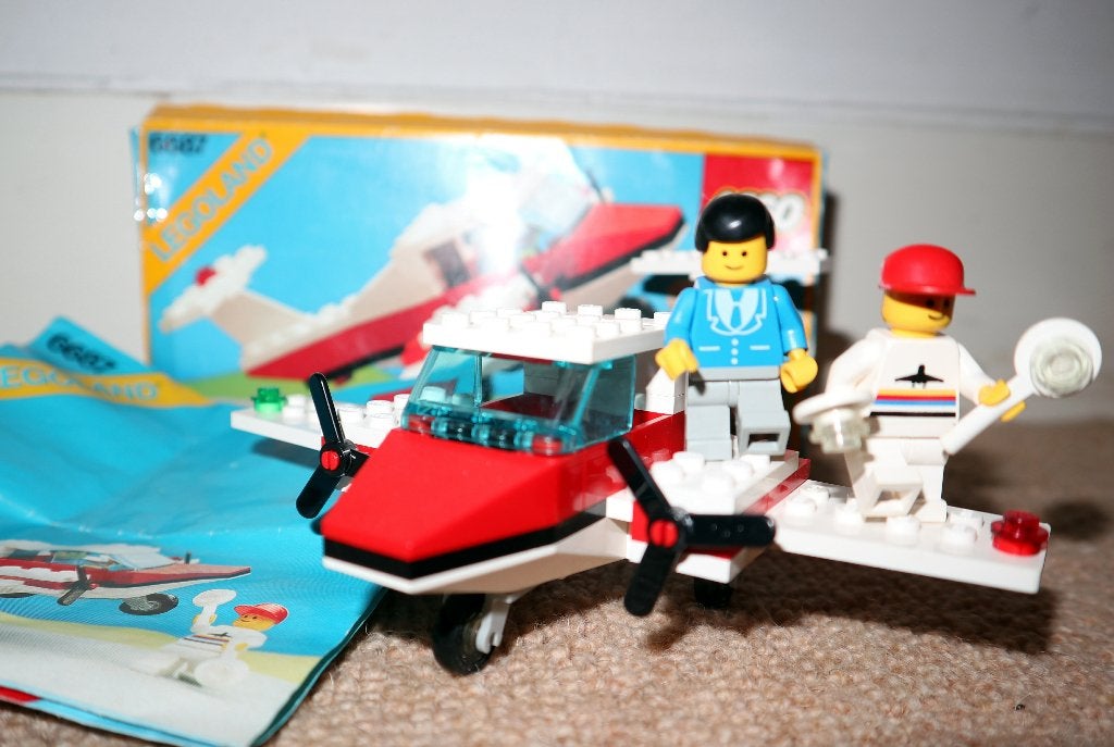 LEGO 6368 Jet Airliner vliegtuig, Ophalen of Verzenden, Gebruikt