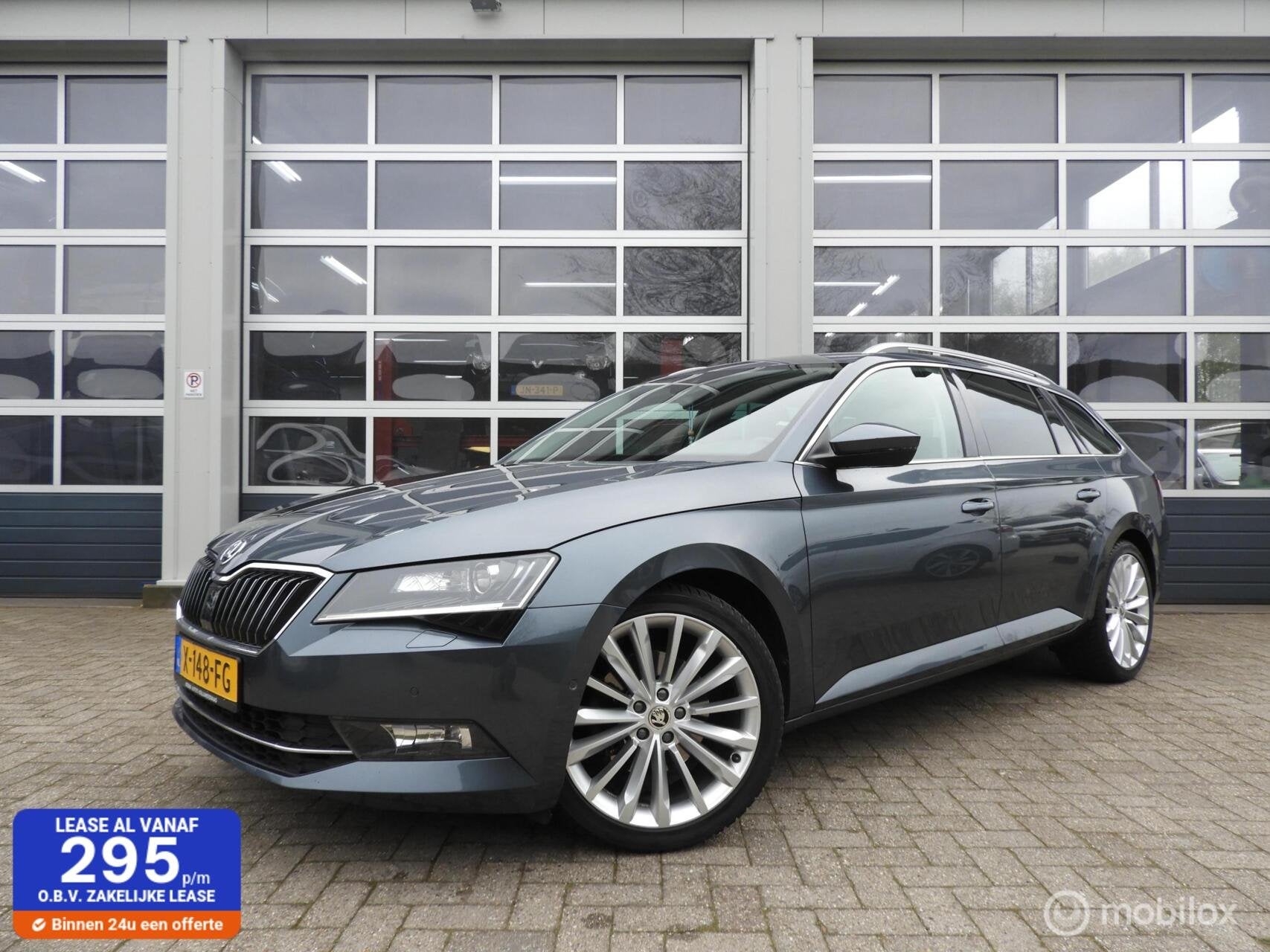 Skoda Superb Combi 1.8 TSI Stoelventilatie + Verwarm, Auto's, Euro 6, 4 cilinders, 179 pk, Leder