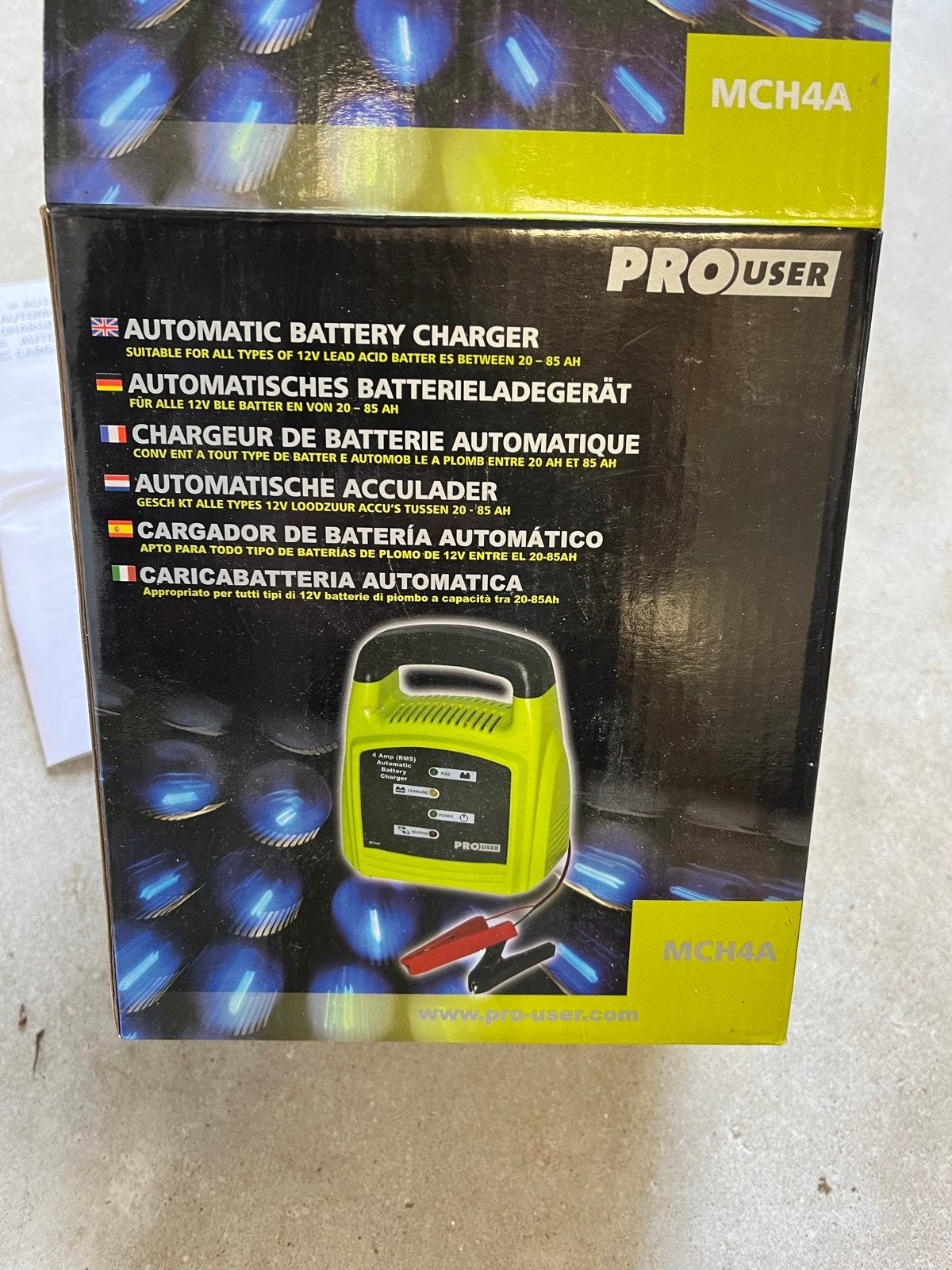 MCH4A Automatische Acculader 12V (20-85 Ah), Ophalen of Verzenden, Nieuw, Universele onderdelen