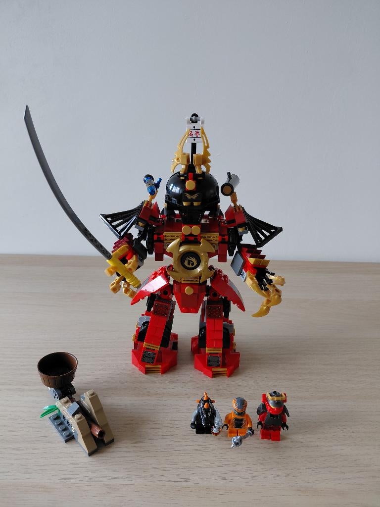 Ninjago 9448 Samurai Mech, Kinderen en Baby's, Speelgoed | Duplo en Lego, Lego, Zo goed als nieuw, Inclusief minifiguren, Ophalen of Verzenden