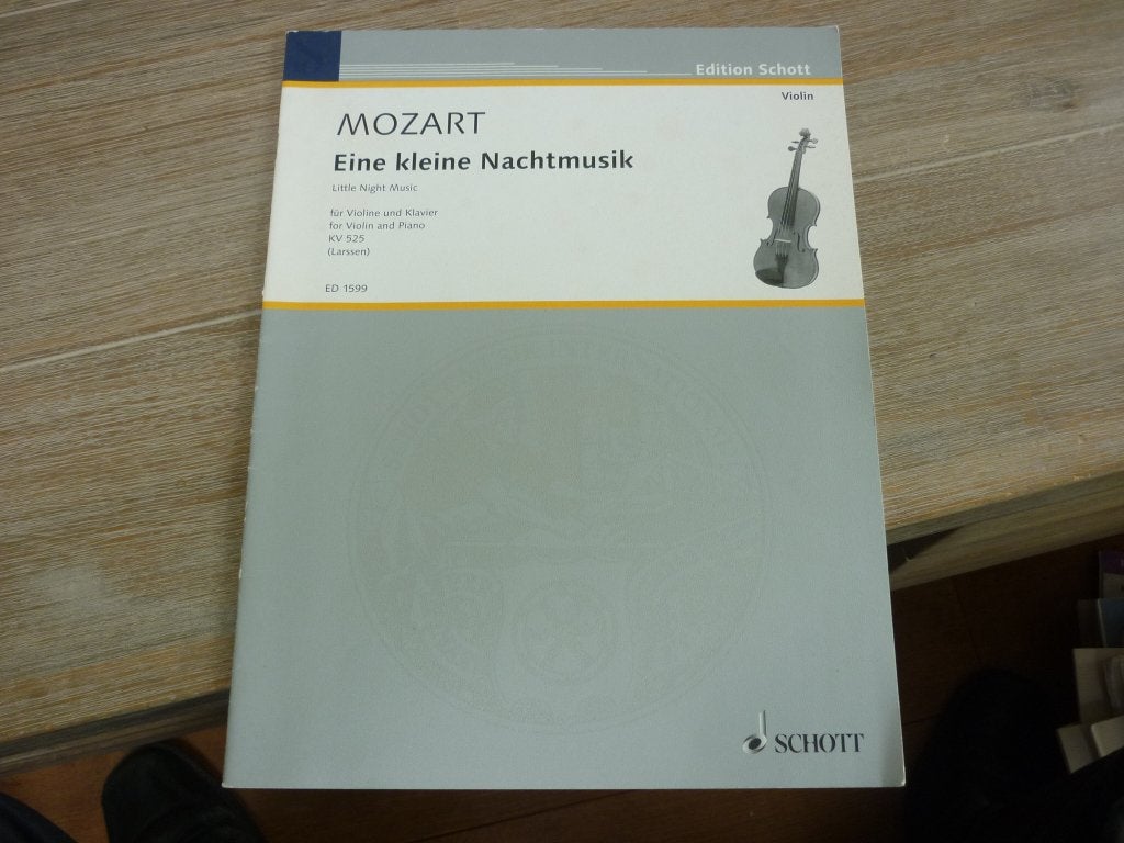 Mozart -Eine kleine nachtmusik for voline und klavier /Piano, Muziek en Instrumenten, Bladmuziek, Klassiek, Ophalen of Verzenden