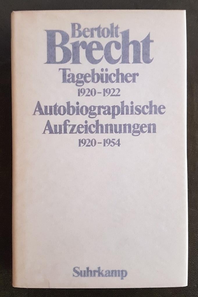 Bertolt Brecht - Tagebücher, Ophalen of Verzenden, Zo goed als nieuw