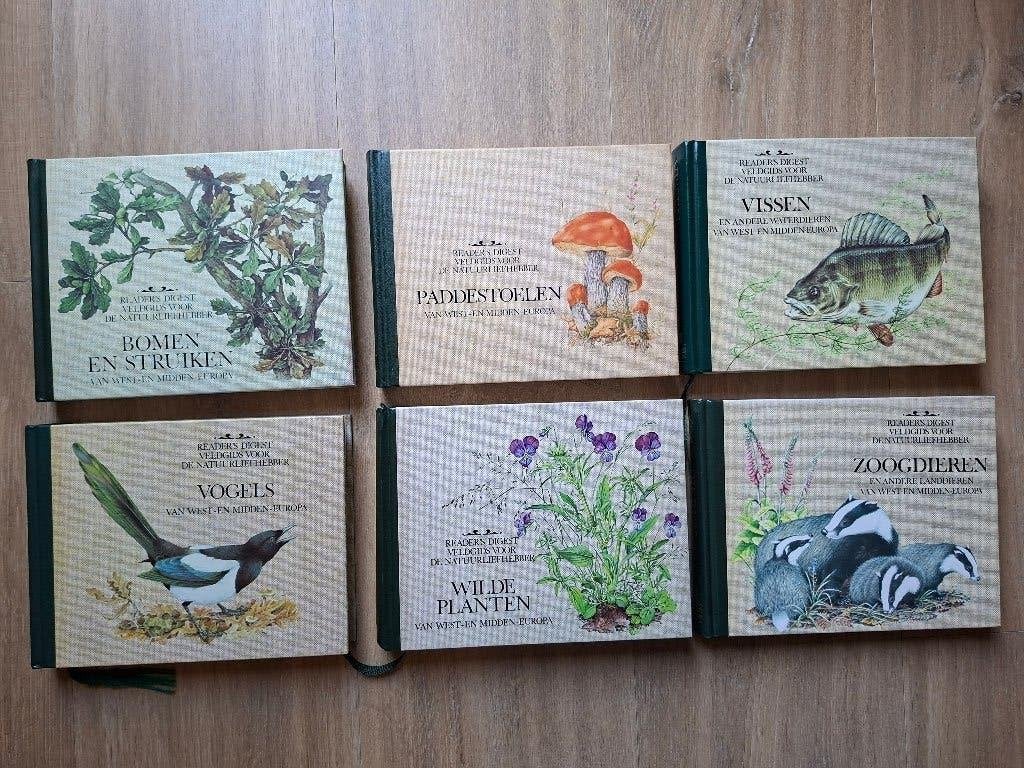 Veldgids Reader's Digest (6x)  € 28,50, Boeken, Natuur, Verzenden, Zo goed als nieuw, Natuur algemeen