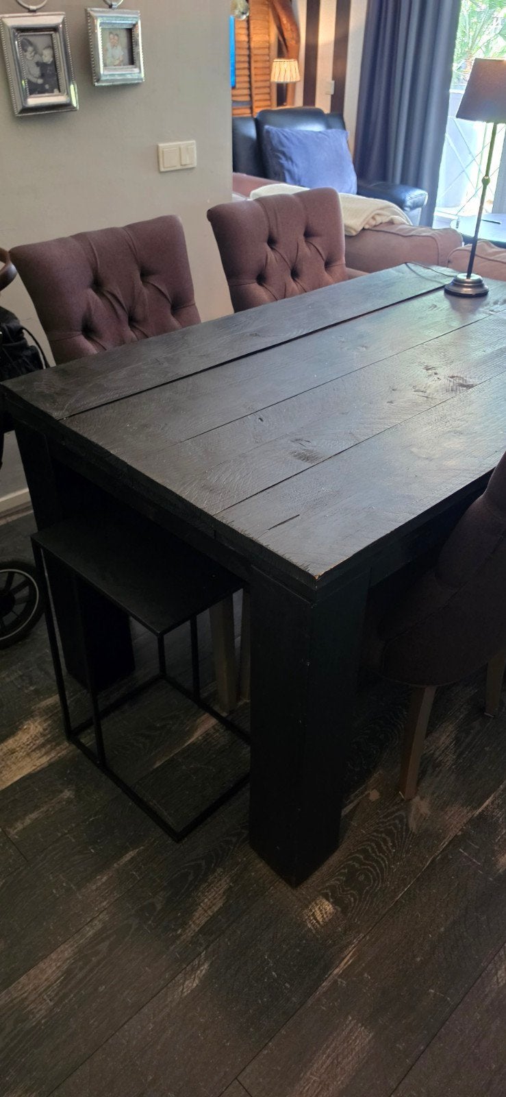 mooie eettafel, Ophalen, 200 cm of meer, 50 tot 100 cm, Zo goed als nieuw
