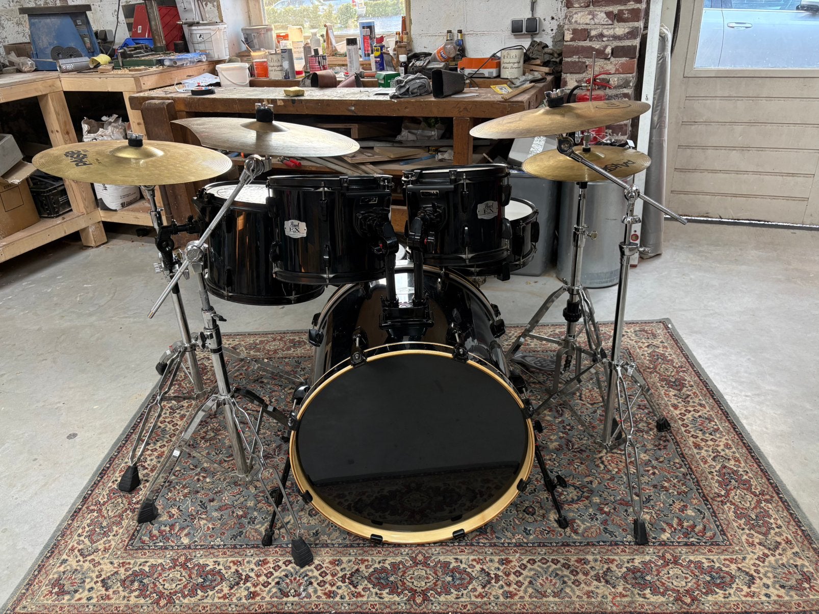 pearl EX export,pearl hardware,pearl krukje en evt. bekkens, Muziek en Instrumenten, Ophalen, Zo goed als nieuw, Pearl