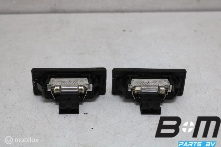 Set kentekenplaat verlichting Audi A1 8X 8T0943021, Gebruikt