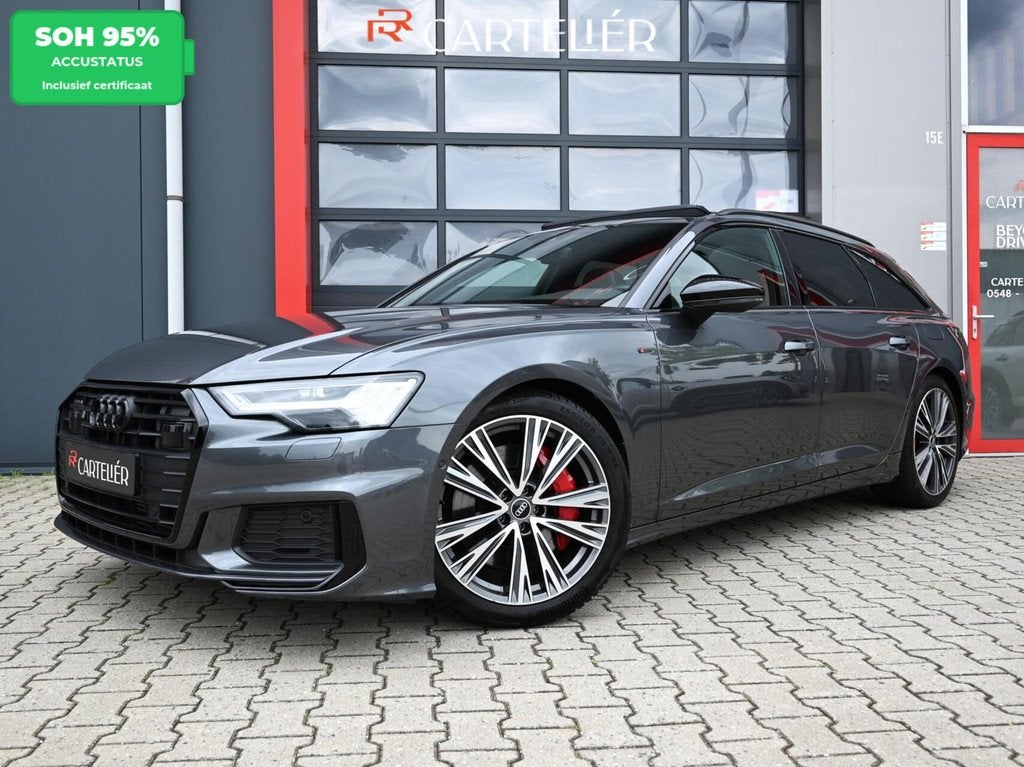 Audi A6 Avant 55 TFSI e Quattro S-Line Competition | Pano |, Auto's, Audi, Automaat, Gebruikt, 4 cilinders, Alcantara