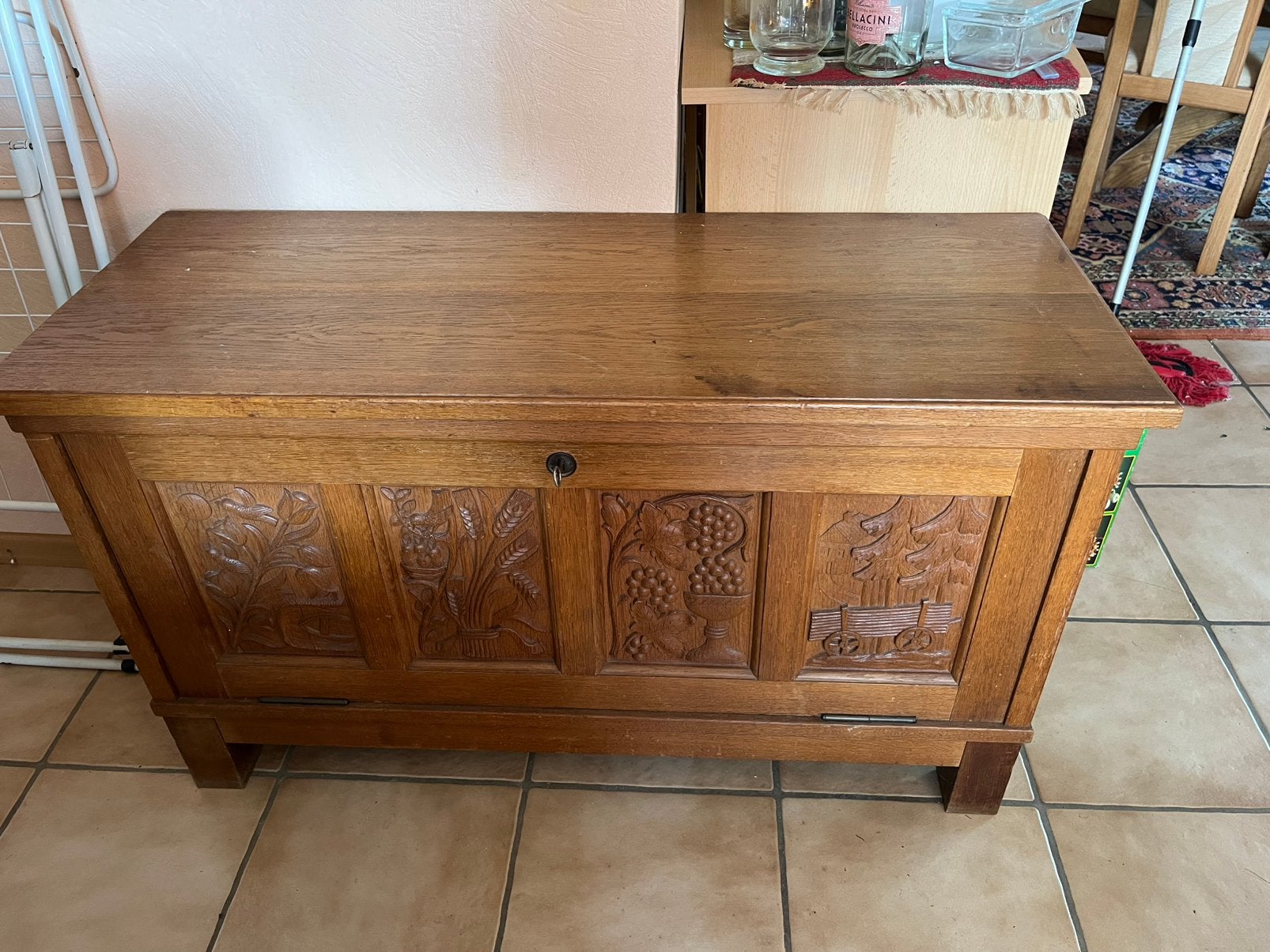 Houten kist, Ophalen, Gebruikt, 50 tot 100 cm, Minder dan 50 cm