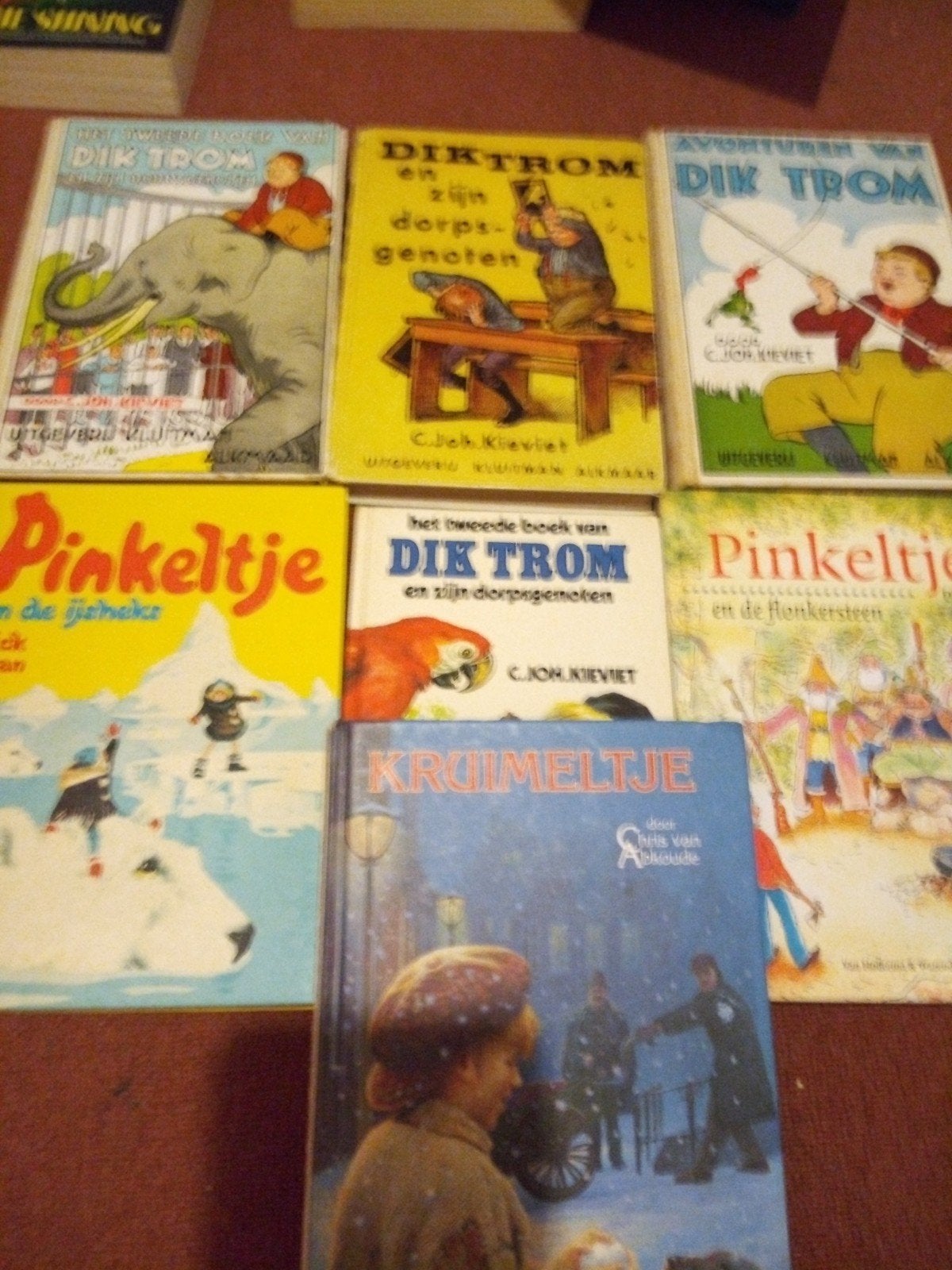Vintage kinderboeken: Dik Trom, Pinkeltje, Kruimeltje, Verzenden, Gelezen, C. Joh. Kieviet, Dick Laan, Chris van Abkoude, Fictie algemeen