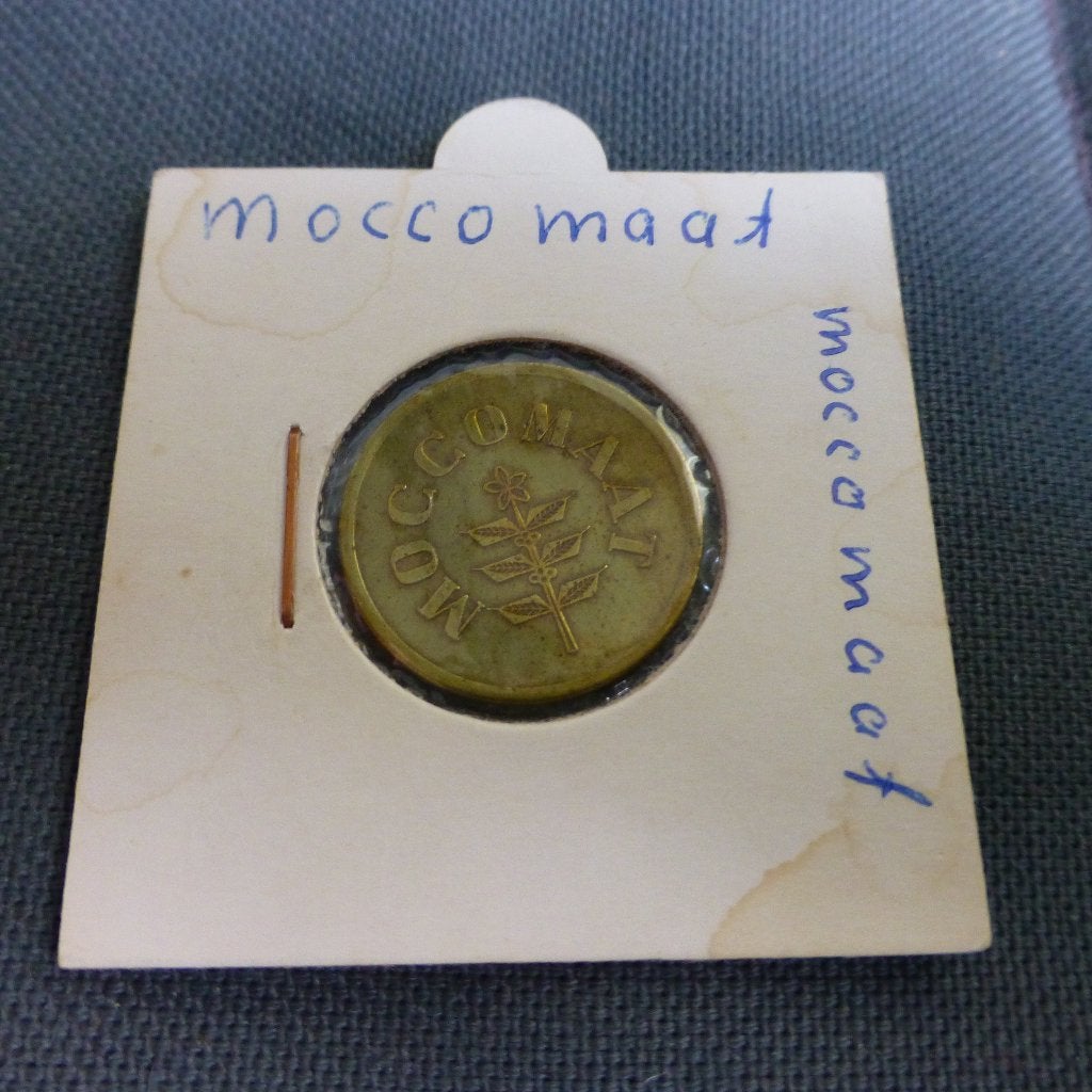 Koffie Penning Firma Moccomaat, Ophalen of Verzenden, Brons, Nederland