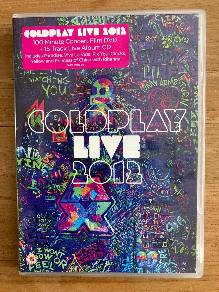 Coldplay Live 2012 Dvd/Cd (15 tracks), in nieuwstaat, Verzenden, Zo goed als nieuw, Poprock