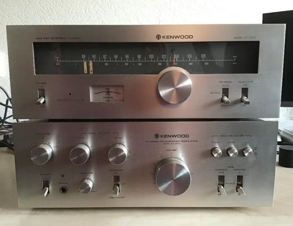 Versterker Amplifier KA3500 en tuner stereo Kenwood KT 5300, Ophalen, Gebruikt