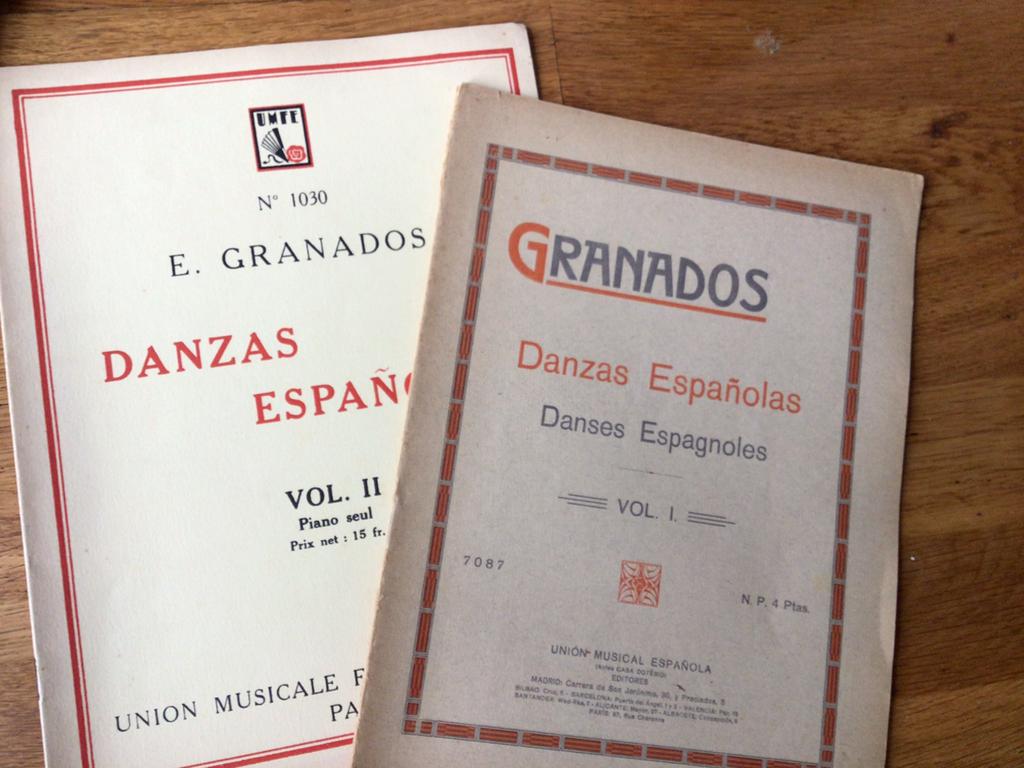Granados, danses espagnoles, spaanse dansen, delen 1 en 2, Gebruikt, Wereldmuziek, Ophalen of Verzenden, Thema