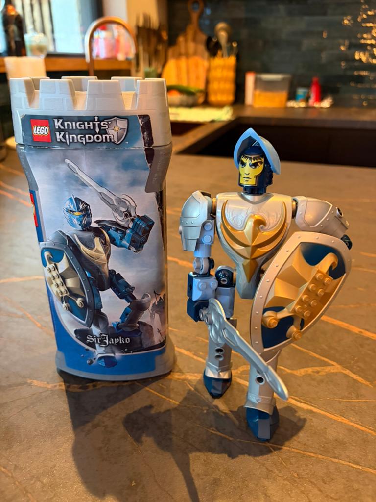 LEGO Knights' Kingdom Sir Jayko (8792) met torenverpakking, Lego, Ophalen of Verzenden, Zo goed als nieuw, Compleet