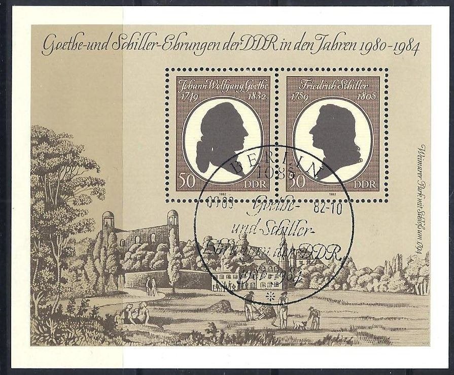 DDR 1982, blok 66, Gestempeld., Ophalen of Verzenden, DDR, Gestempeld