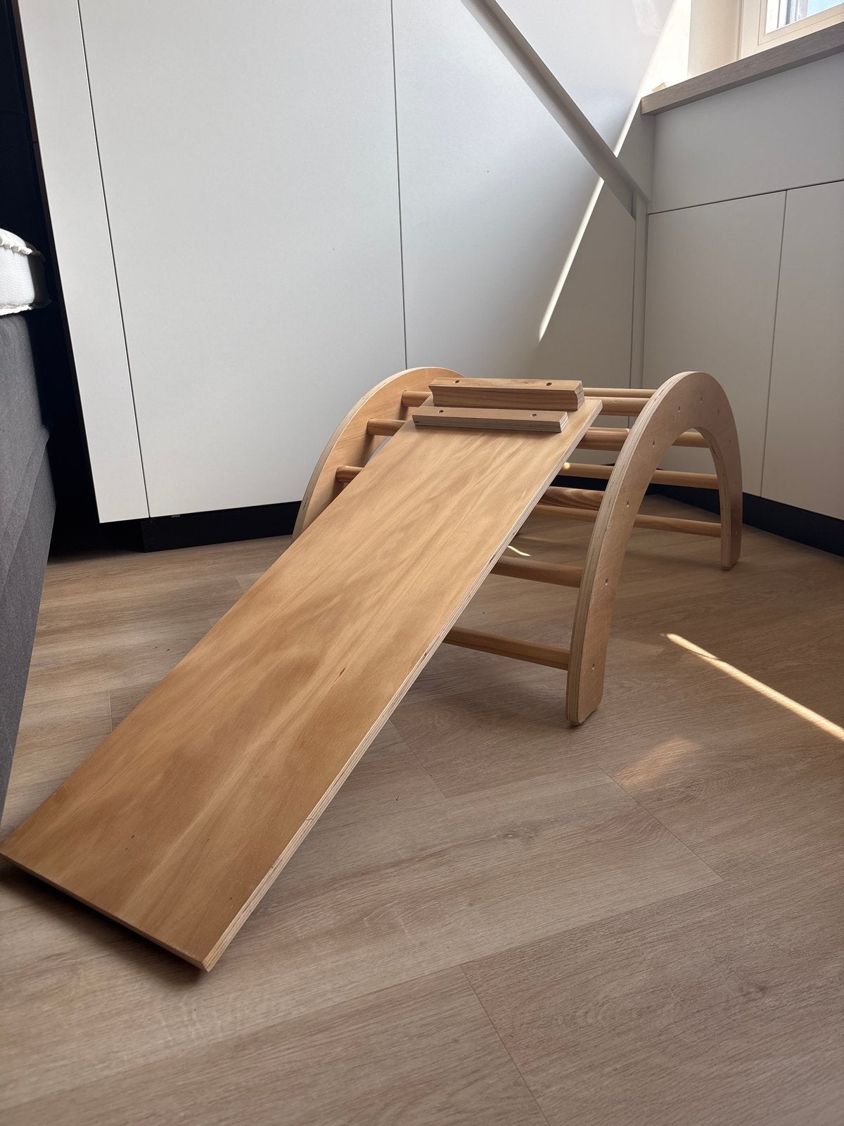 Houten klimrek met glijbaan voor kinderen, Kinderen en Baby's, Ophalen, Gebruikt, Glijbaan