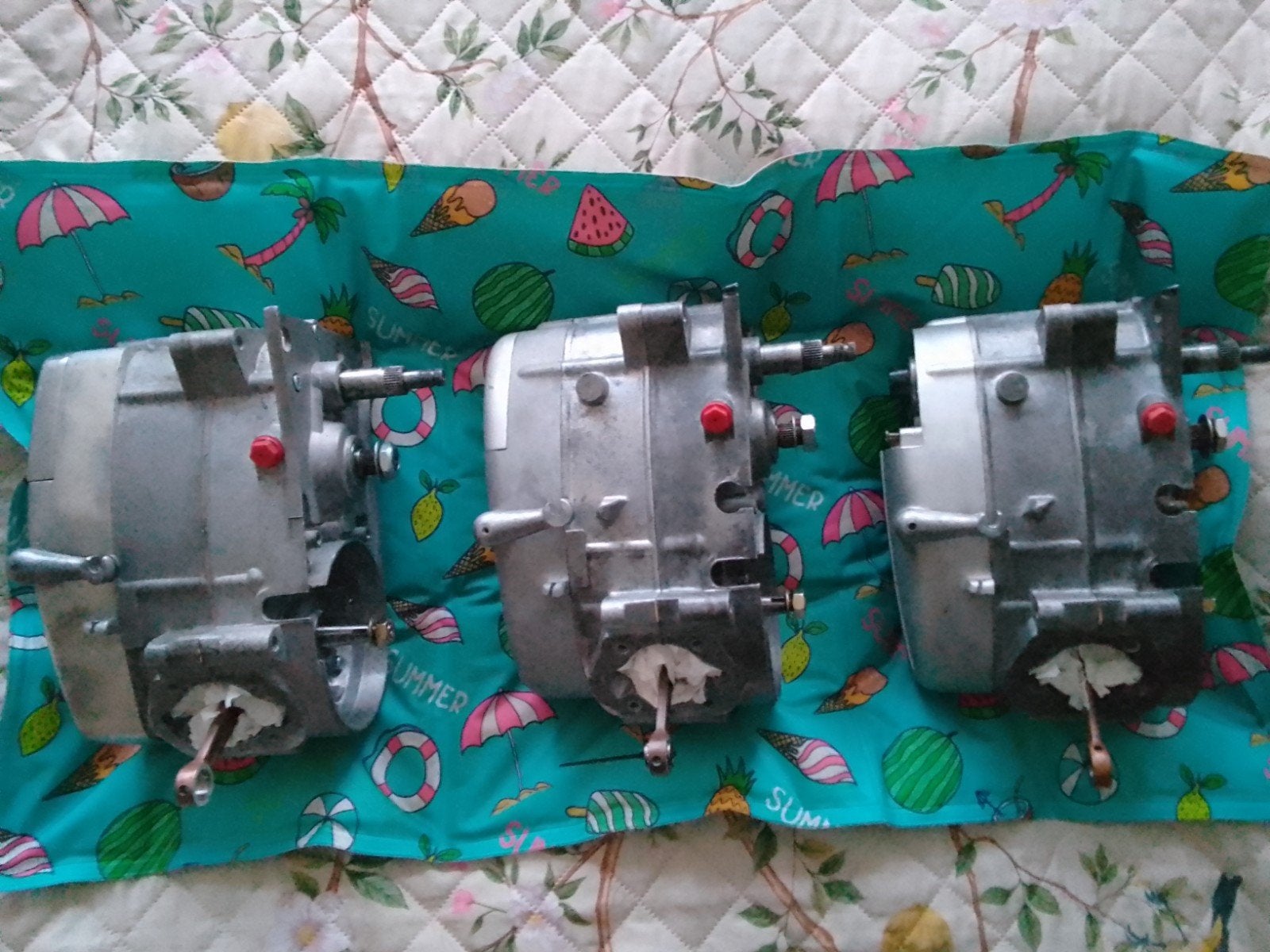 Te koop ; 3 gereviseerde 4 bak voet Zündapp blokken;, Ophalen of Verzenden, Zo goed als nieuw, Blok