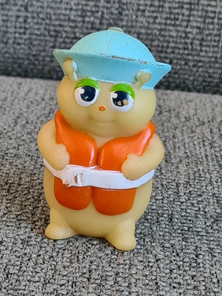 Glo friends worm glow in the dark vintage Playskool poppetje, Gebruikt, Ophalen of Verzenden, Playskool, Nvt