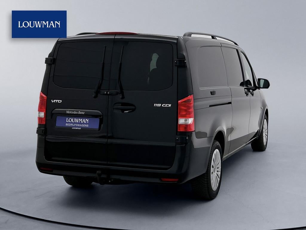 Mercedes-Benz Vito 119 CDI L3 Pro Dubbele Schuifdeur Trekhaa, Gebruikt, Zwart, Bedrijf, Diesel