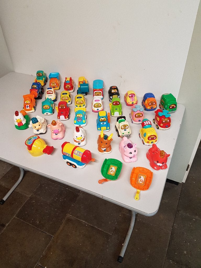 toet toet autos met diverse gebouwen, torenkraan, brandweer, Ophalen of Verzenden, Zo goed als nieuw, 2 tot 4 jaar