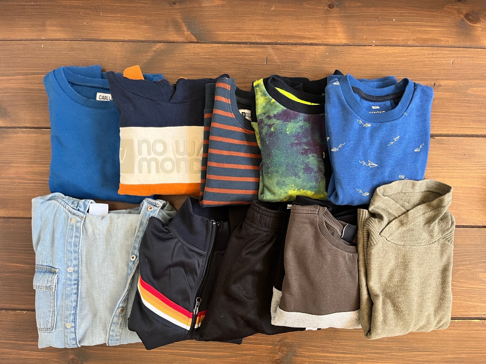 Kledingpakket jongens mt 110, Ophalen of Verzenden, Zo goed als nieuw, Overige maten