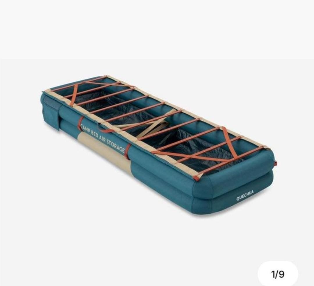 Quechua Camp Bed Air Storage - Opblaasbaar veldbed, Caravans en Kamperen, Luchtbedden, Ophalen of Verzenden, Gebruikt, 1-persoons