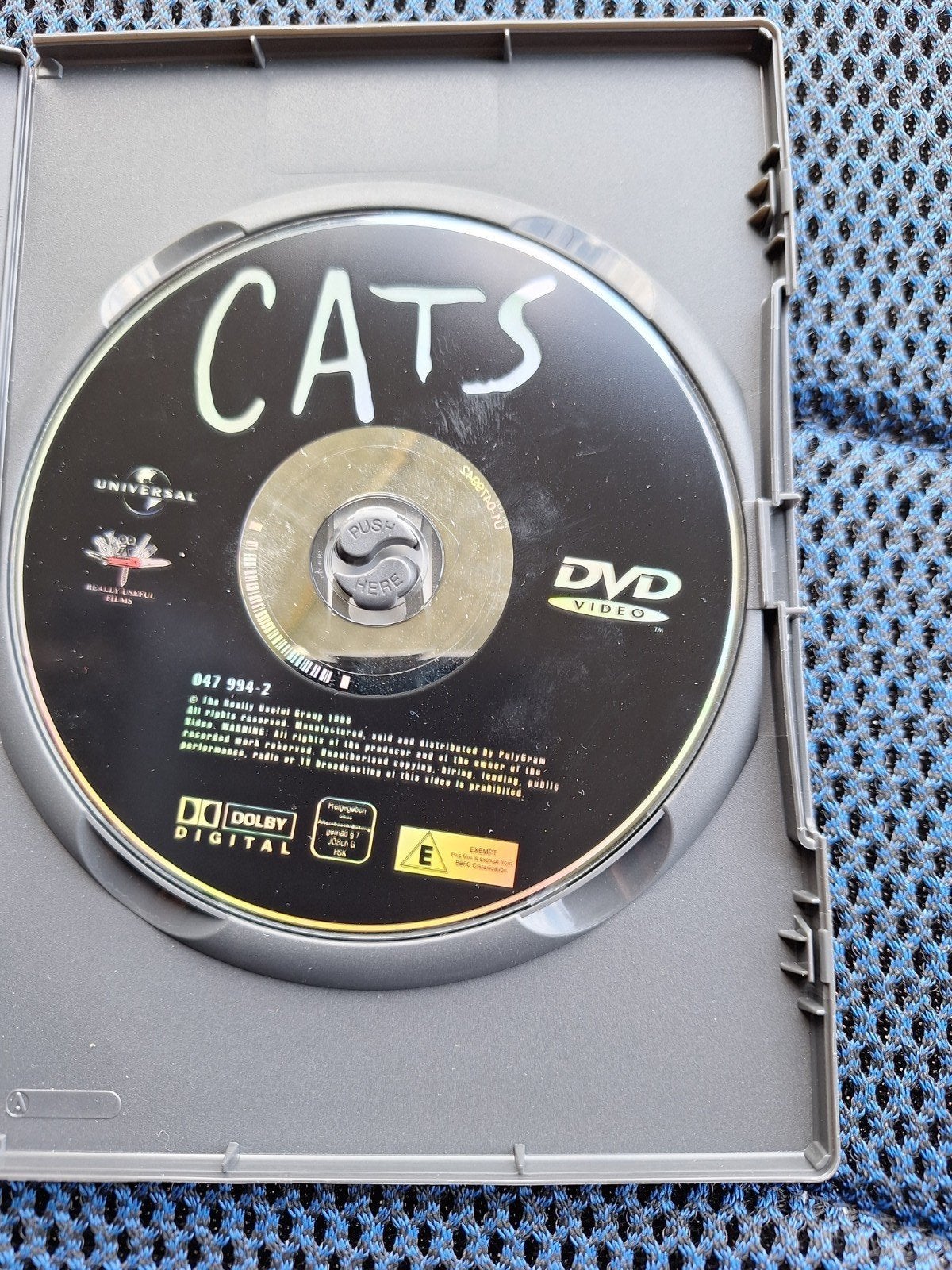 Dvd cats, Alle leeftijden, Ophalen of Verzenden, Zo goed als nieuw