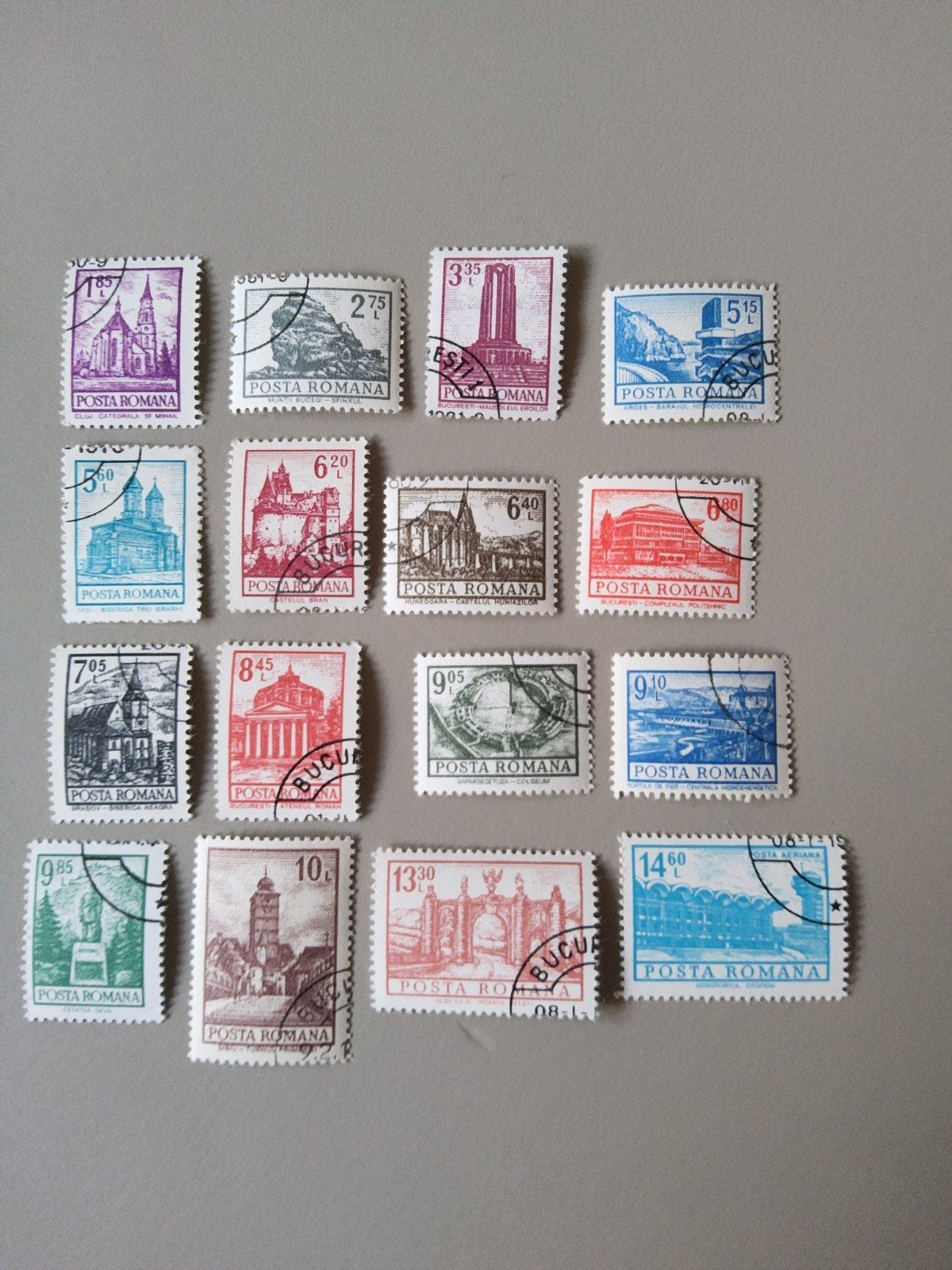 Verzameling Roemeense Postzegels - Diverse Motieven, Verzenden, Overige landen, Gestempeld