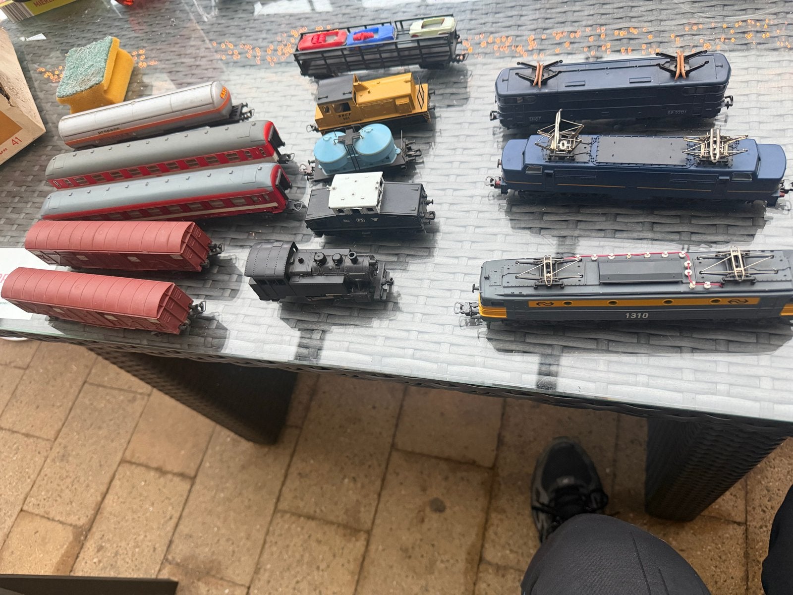 Diverse modeltreinen en rails - Doe een bod!, Hobby en Vrije tijd, Ophalen of Verzenden, Gebruikt, Treinset, NS