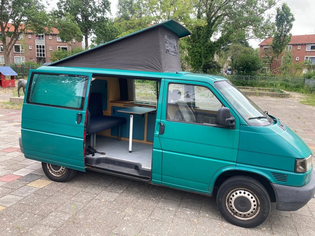 Volkswagen 1999 Groen (camper kenteken), Auto's, Volkswagen, Particulier, Transporter, Diesel, Overige carrosserieën, Handgeschakeld