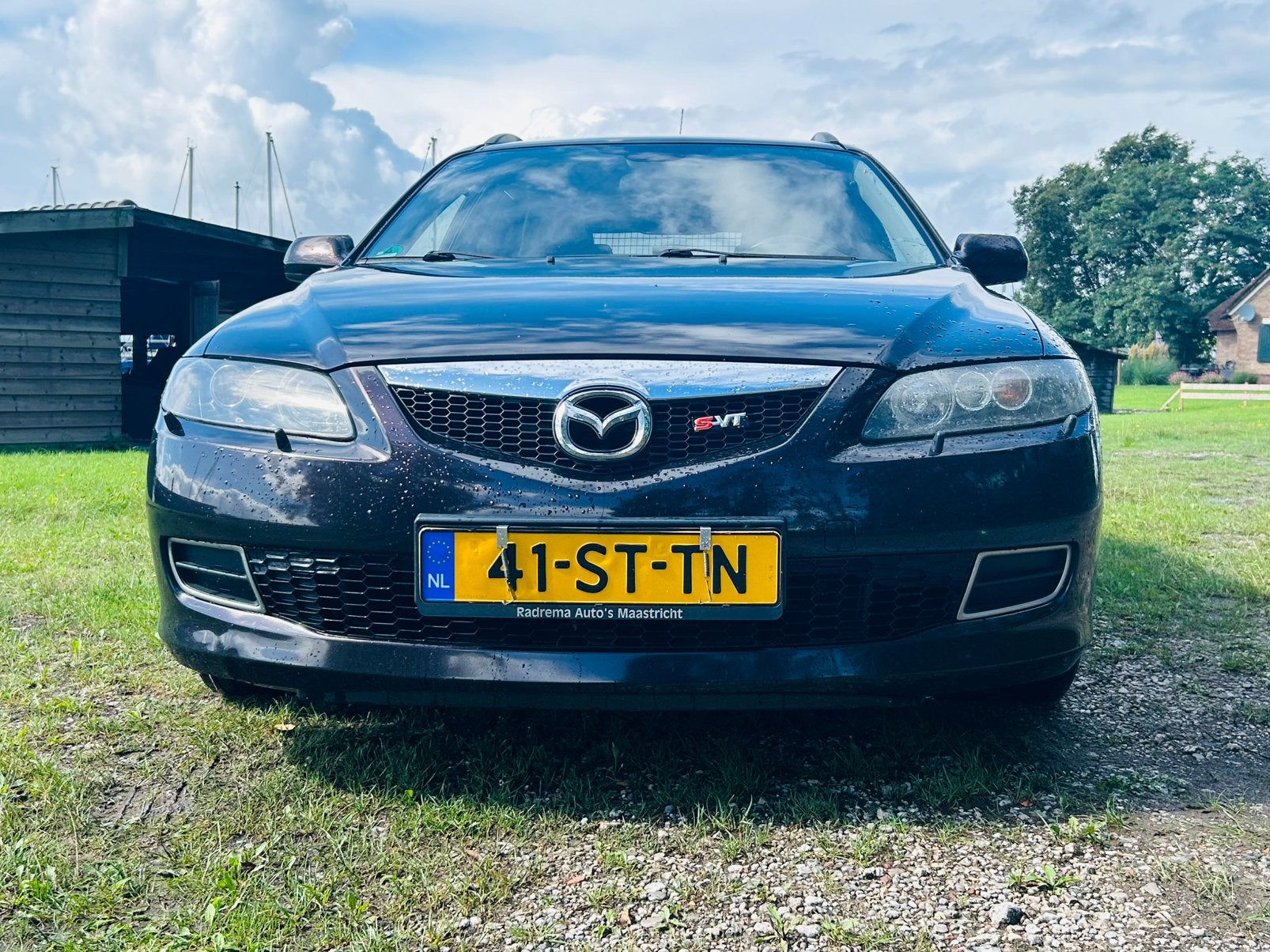 Sportieve Mazda 6 2.0 S-VT sportbreak 2006 lees tekst! NAP, Auto's, 1345 kg, 4 cilinders, Origineel Nederlands, Handgeschakeld
