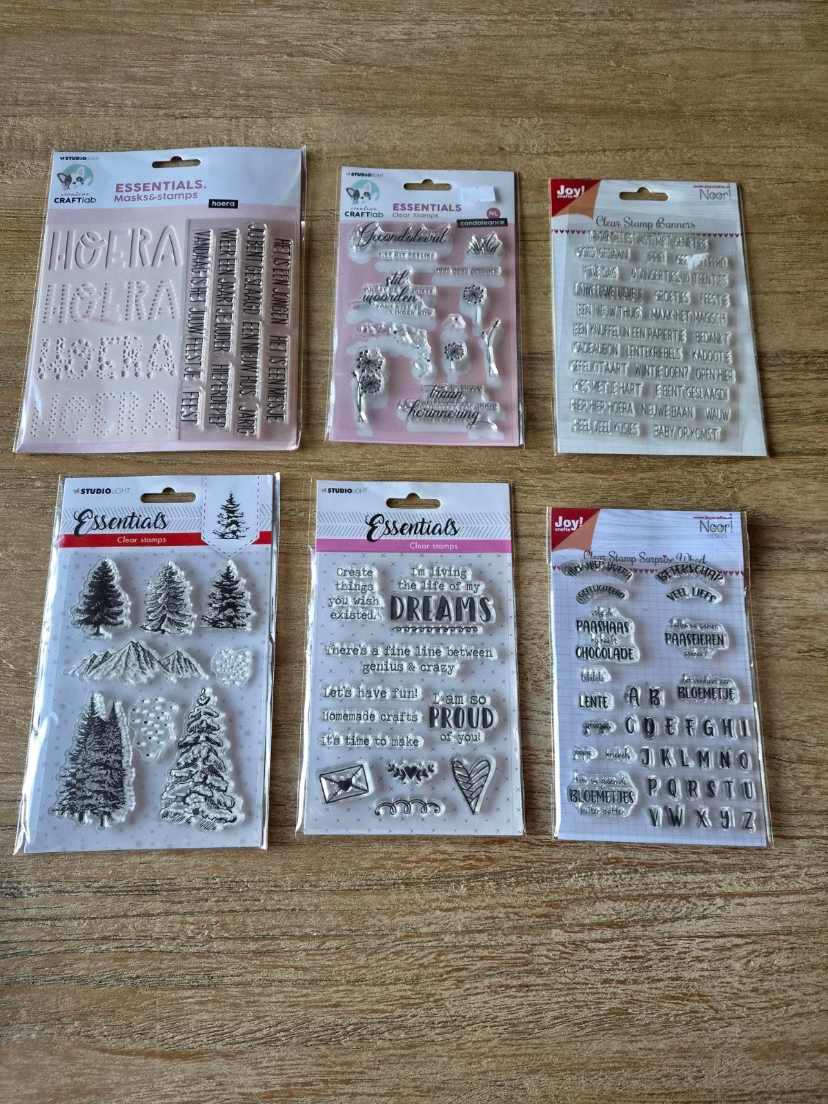 Diverse Clear Stamp Sets voor Knutselen, Ophalen of Verzenden, Nieuw