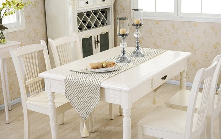 Tafelloper / Tafel Loper Tafelkleed Kleed Rode Gouden Witte, Huis en Inrichting, Verzenden, Nieuw, Rechthoek