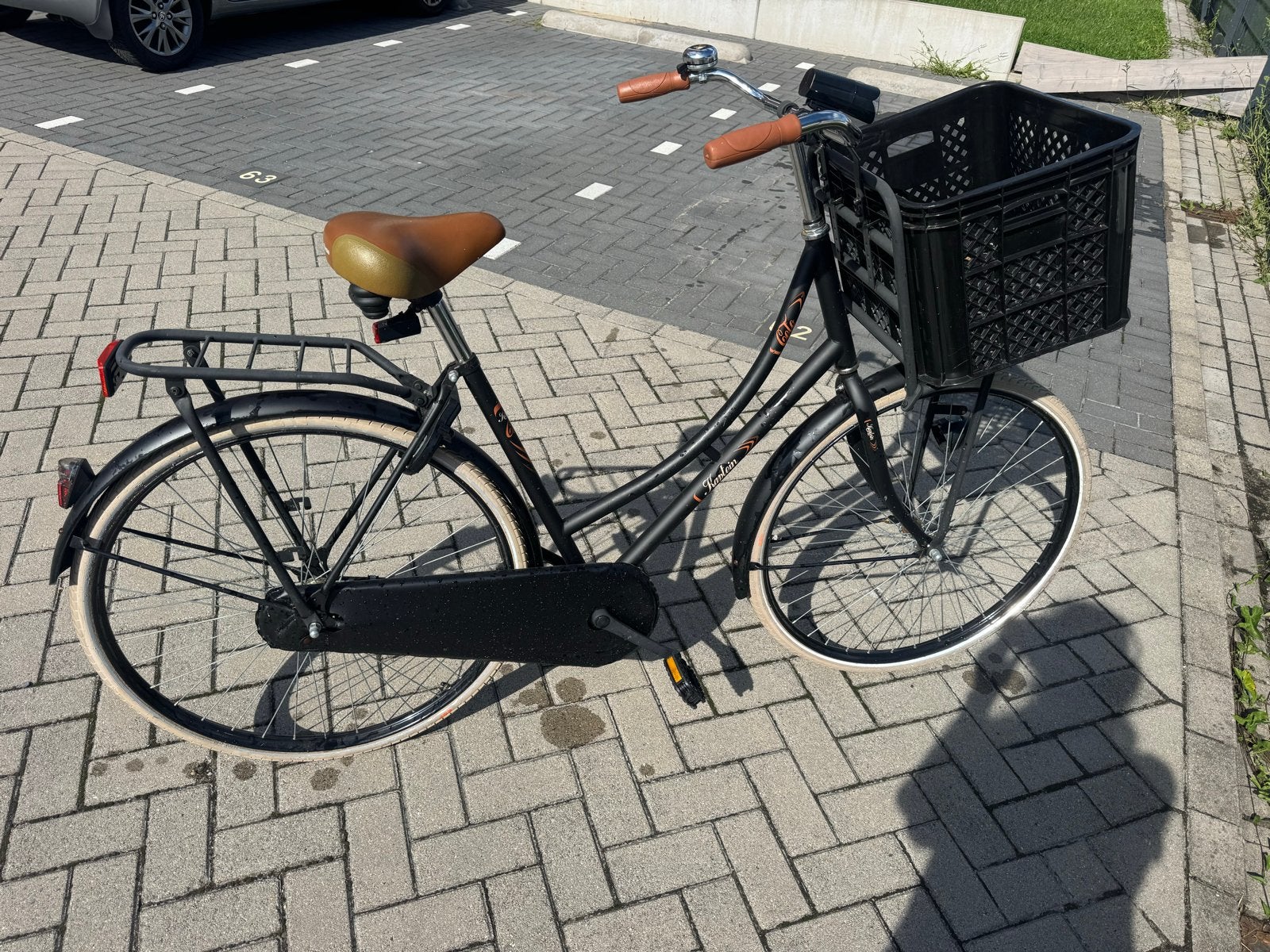 Kapitein fiets met mand - 28 inch, Ophalen, Gebruikt, Overige merken, Versnellingen