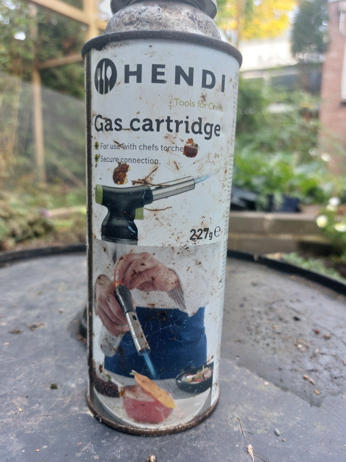 Gasbrander met 2 reserve patronen, Ophalen of Verzenden, Gebruikt