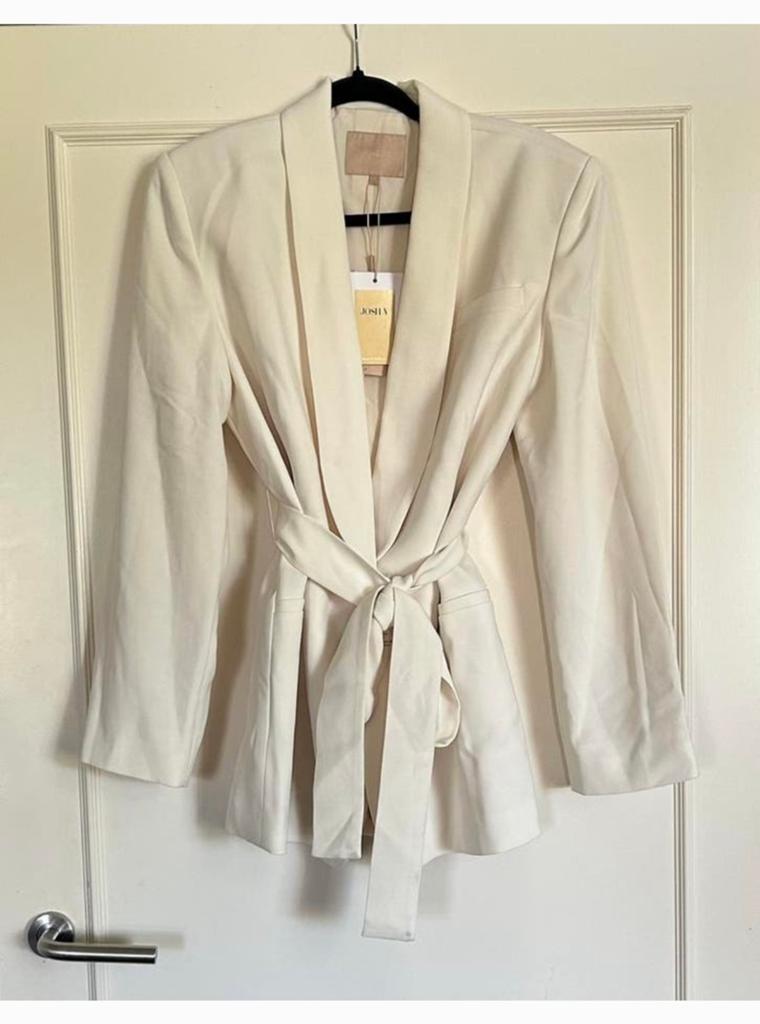 Niewe Cocoon White JoshV, Josh V Didi blazer in maat L, Verzenden, Wit, Maat 42/44 (L), Nieuw