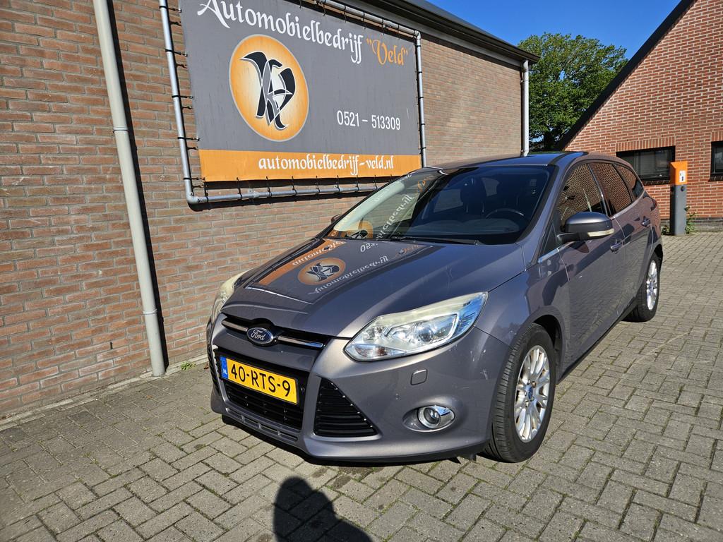 Ford FOCUS Wagon 1.6 EcoBoost Titanium (bj 2011), 1258 kg, Gebruikt, Zwart, 4 cilinders