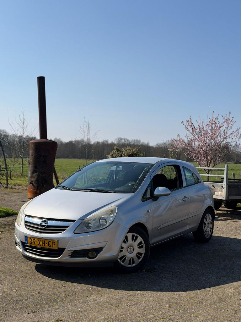 Opel Corsa 2007 Grijs, Auto's, 1364 cc, Particulier, Zilver of Grijs, Corsa