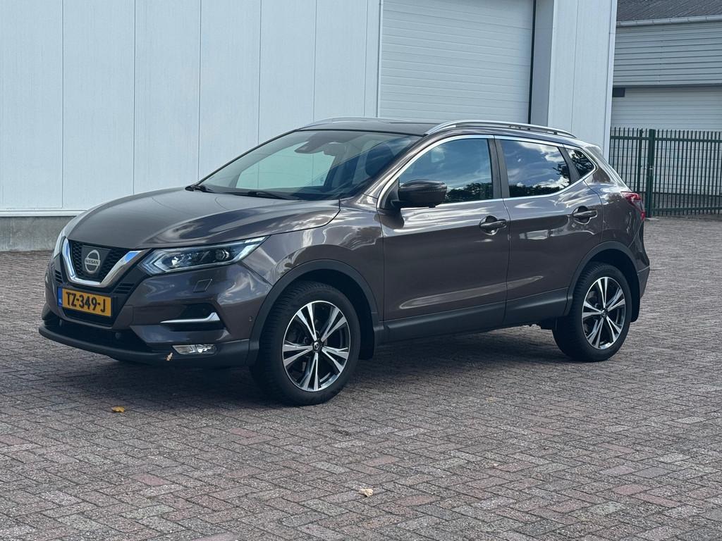 Nissan Qashqai 1.2 Tekna 360 Camera, Gebruikt, 4 cilinders, Bruin, Handgeschakeld